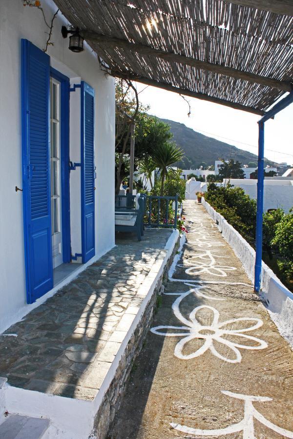 Pension The Big Blue Katápola Exterior foto